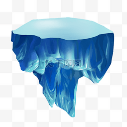 冬季风景蓝色冰山