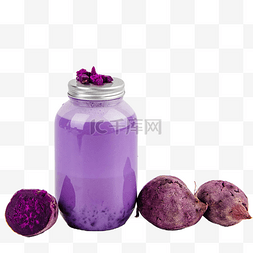 紫薯奶茶饮品