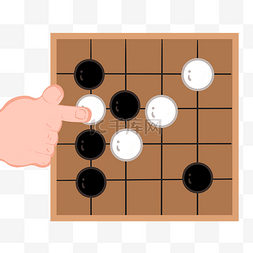 人机对弈图片_围棋棋子下棋