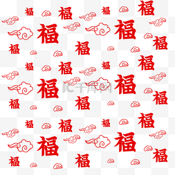 红色中国结底纹图片_福字祥云底纹