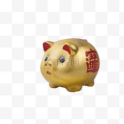 小金猪漂亮储钱罐