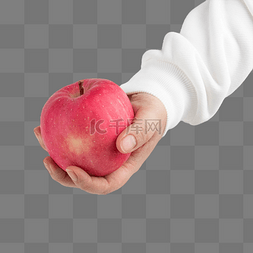 手握苹果