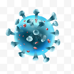 球状新冠病毒