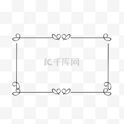 欧式边框线条边框图片_欧式复古线条边框