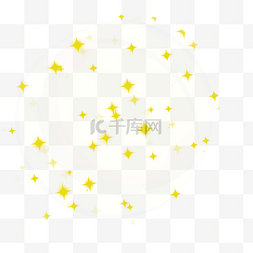 黄色卡通星星淘宝促销