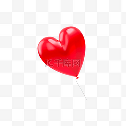 红色爱心图案图片_红色爱心气球
