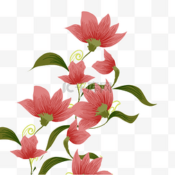 刺绣中国风图片_红色花朵刺绣装饰