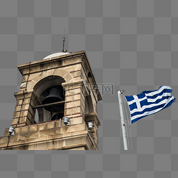 希腊雅典的钟楼