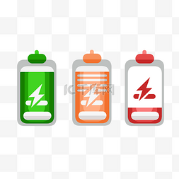 充电停车位图图片_创意电池图标