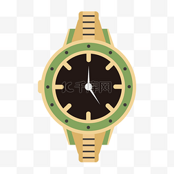 手表tissot图片_黄色圆形手表