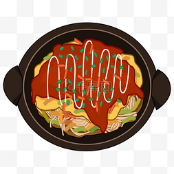 民间菜图片_日本式比萨饼日本okonomiyaki