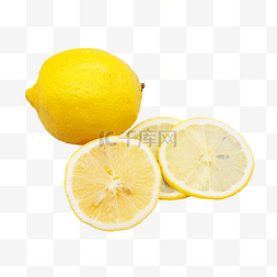 绿色柠檬片图片_水果柠檬片
