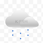 乌云下雨天气