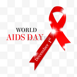 world aids day丝带宣传