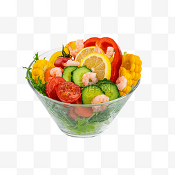 沙拉碗实物图片_蔬菜水果沙拉
