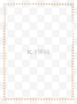 电商对话图片_金色简约海报边框相框