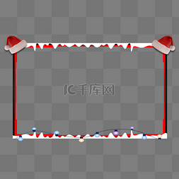 christmas facecam overlay