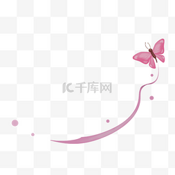 中国风温暖蝴蝶背景素材