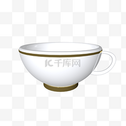白瓷空杯图片_白瓷茶杯