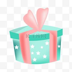 生日礼物盒子图片_生日礼物绿色礼盒