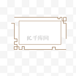 中国风框蓝色图片_中国风边框对话框