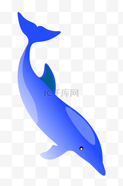 紫色海洋海豚