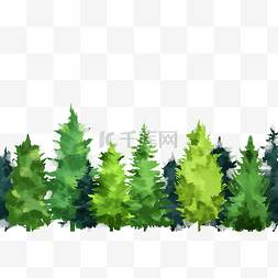 小清新绿色森林图片_小树林灌木林