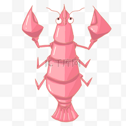 红色的小龙虾图片_红色的小龙虾插画