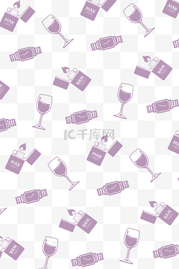 紫色酒杯图片_男士用品底纹炫酷风