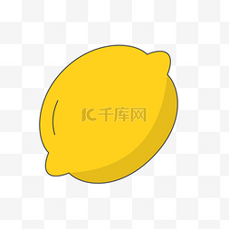 酸酸的图片_黄色的柠檬免抠图