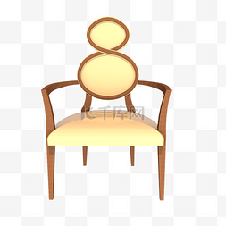 椅子背图片_8字造型椅子