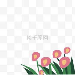 红色的花朵免抠图