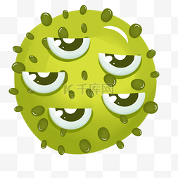 干净卫生整洁图片_绿色细菌卫生