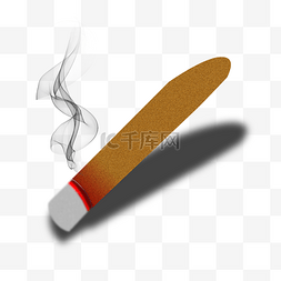 雪茄指环图片_父亲节点燃的雪茄PNG图案