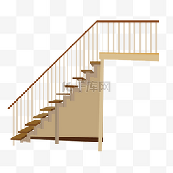 楼梯建筑物图片_咖啡色楼梯 