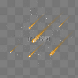 字体花火流光字体图片_金色流星流光