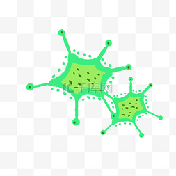 细菌癌细胞图片_绿色细胞细菌