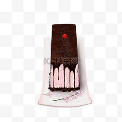巧克力碎图片_巧克力碎小蛋糕素材