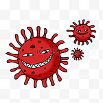 红色开心细菌插图
