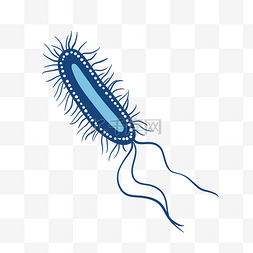 霉菌征兵图片_扁平细胞细菌触手PNG免抠素材