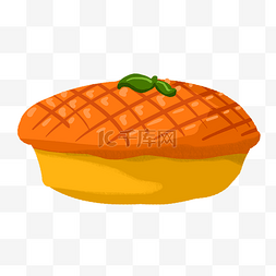 美味的菠萝图片_美味的菠萝面包插画