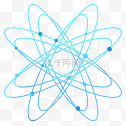 科技圆弧线条图片_不规则图形科技感线条