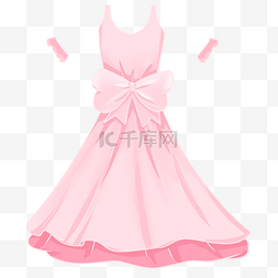 粉色婚纱礼服