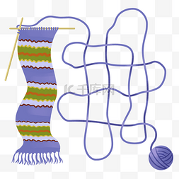织围巾迷宫