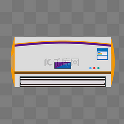空调图片_卡通挂式空调
