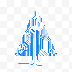 科技树树图片_蓝色科技树