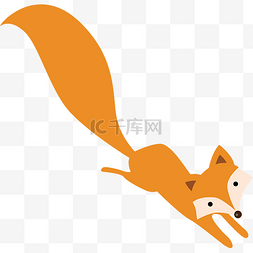 小猪和狐狸图片_奔跑的狐狸