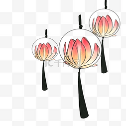 中国风灯笼装饰素材