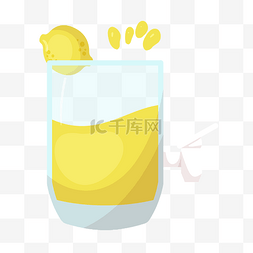 柠檬汁饮品图片_一扎柠檬汁