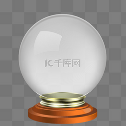 透明圆球图片_圆球玻璃球